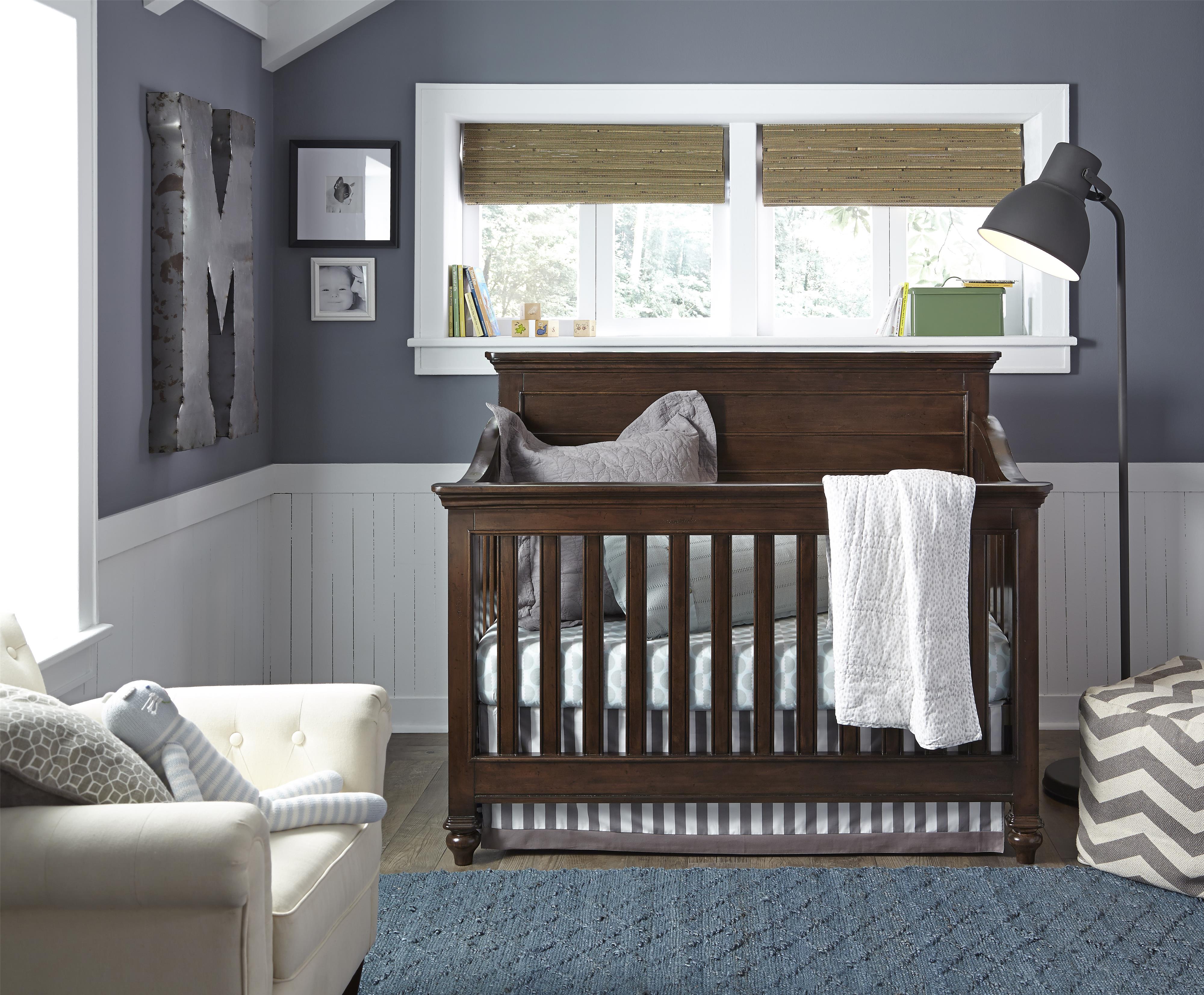 Universal Kids Smartstuff Paula Deen Guys 2391310 Convertible Crib with Tapered Bun Feet